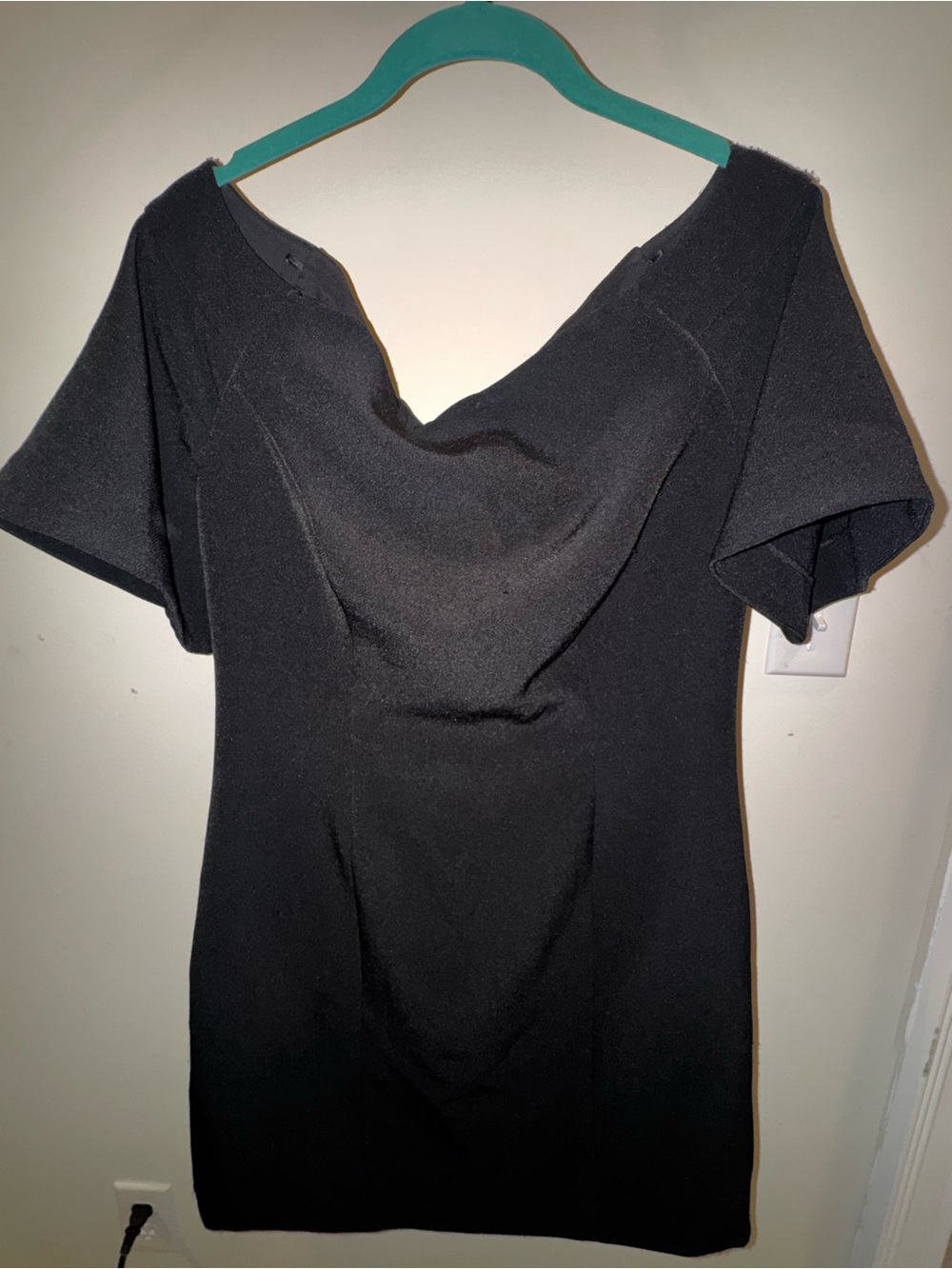KEEPSAKE the Label Black Cowl Neck Mini Dress